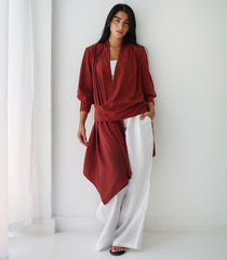 Asymmetrical Top - Terracotta