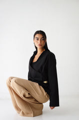 Feuille d’Or Top - Black