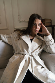 Tattered Trench - Light Olive
