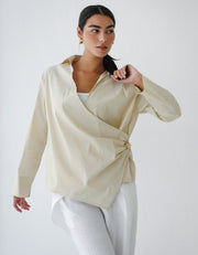 Feuille d’Or Top - Warm Ivory