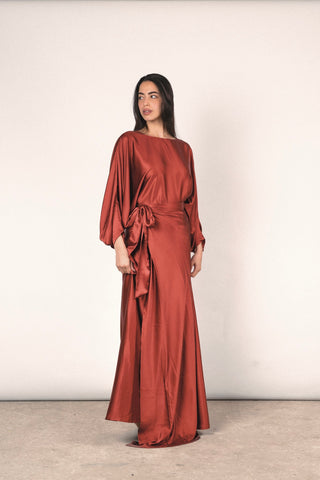 Angelina Set -Dark Peach