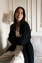Tattered Trench - Black