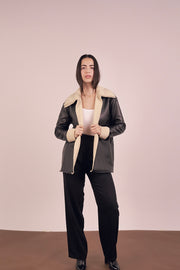 Luxe Edge Leather Jacket