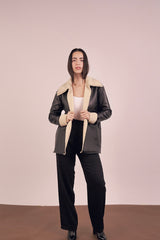 Luxe Edge Leather Jacket