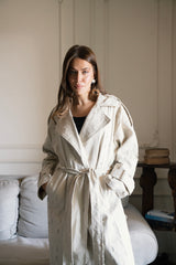 Tattered Trench - Light Olive