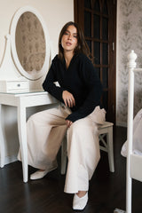 Everyday Ribbed Top - Black