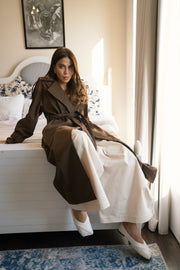 Waterproof Layer Coat - Brown