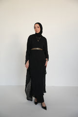 Noir Tunic - Gilded Embrace