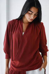 Asymmetrical Top - Terracotta