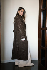Tattered Trench - Brown