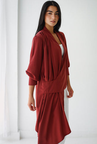 Asymmetrical Top - Terracotta