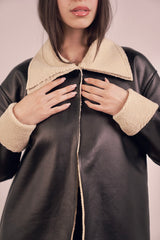 Luxe Edge Leather Jacket