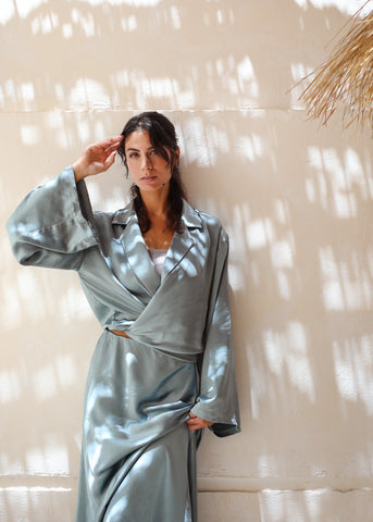The Silky Set - Stone Blue