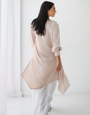 Asymmetrical Top - Creme