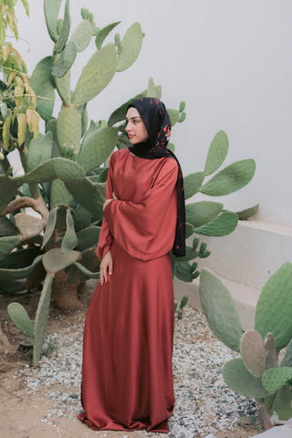 Angelina Set -Dark Peach