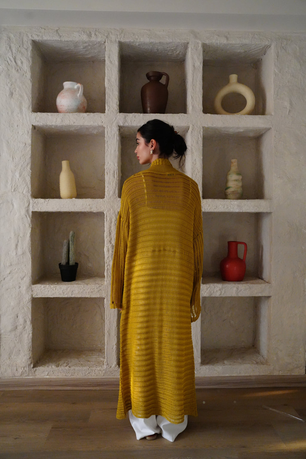 Seaside Cardigan - Ochre