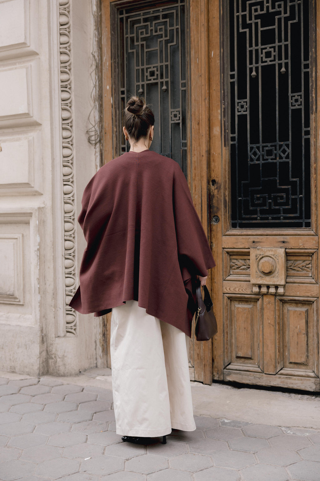 Luna Poncho - Brown