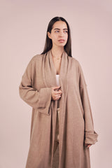 Knit Cardigan- Cafe