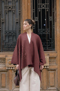 Luna Poncho - Brown