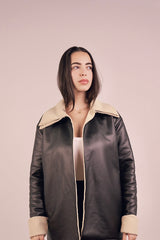 Luxe Edge Leather Jacket