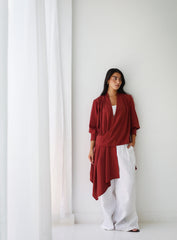 Asymmetrical Top - Terracotta