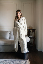 Tattered Trench - Light Olive