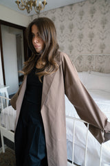 Open Back Trench - Cocoa