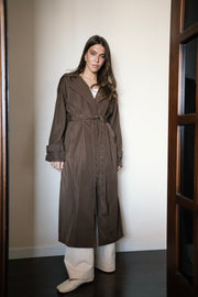 Waterproof Layer Coat - Brown
