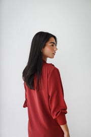 Asymmetrical Top - Terracotta