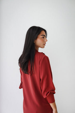 Asymmetrical Top - Terracotta