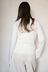 Everyday Ribbed Top - Off White