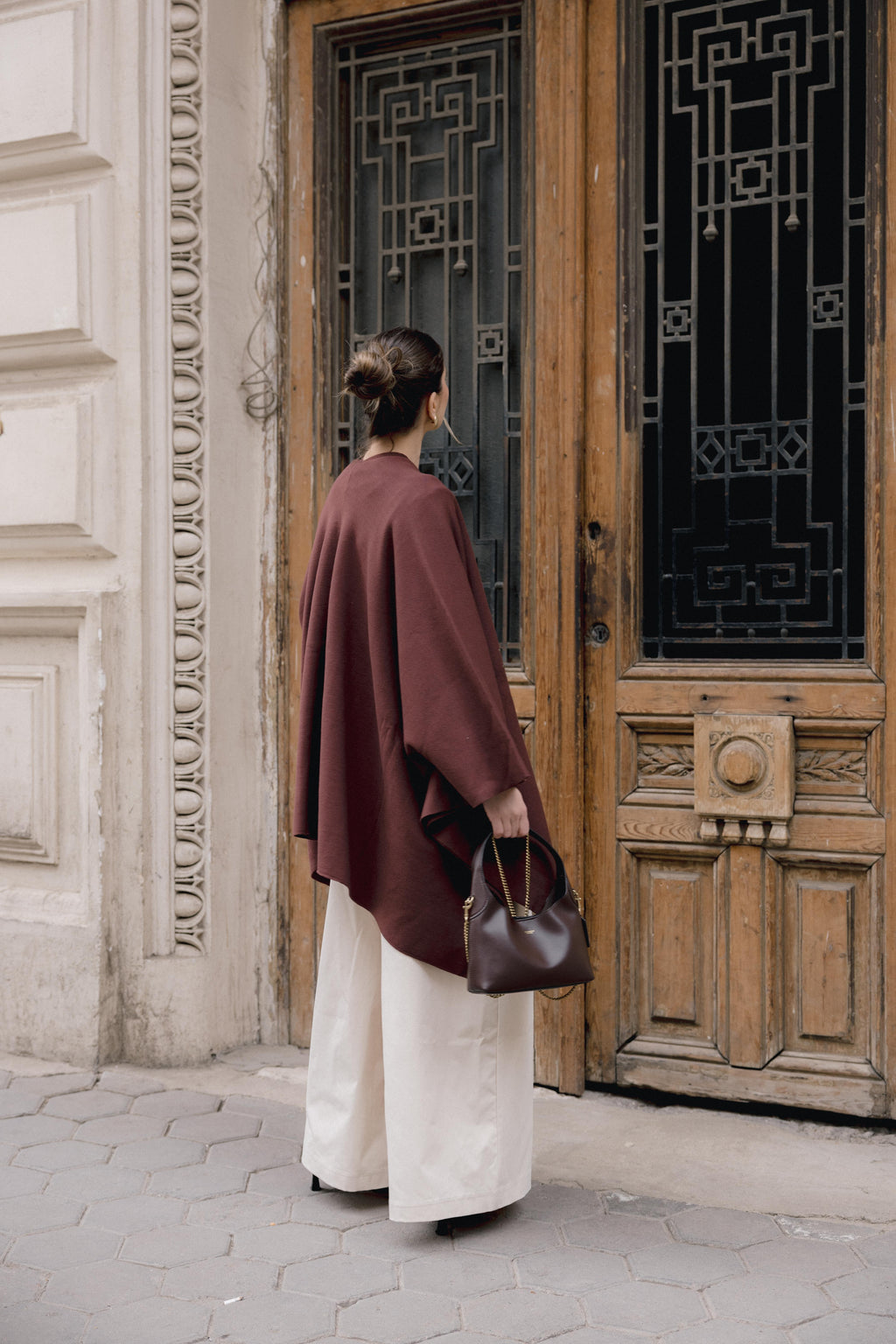 Luna Poncho - Brown