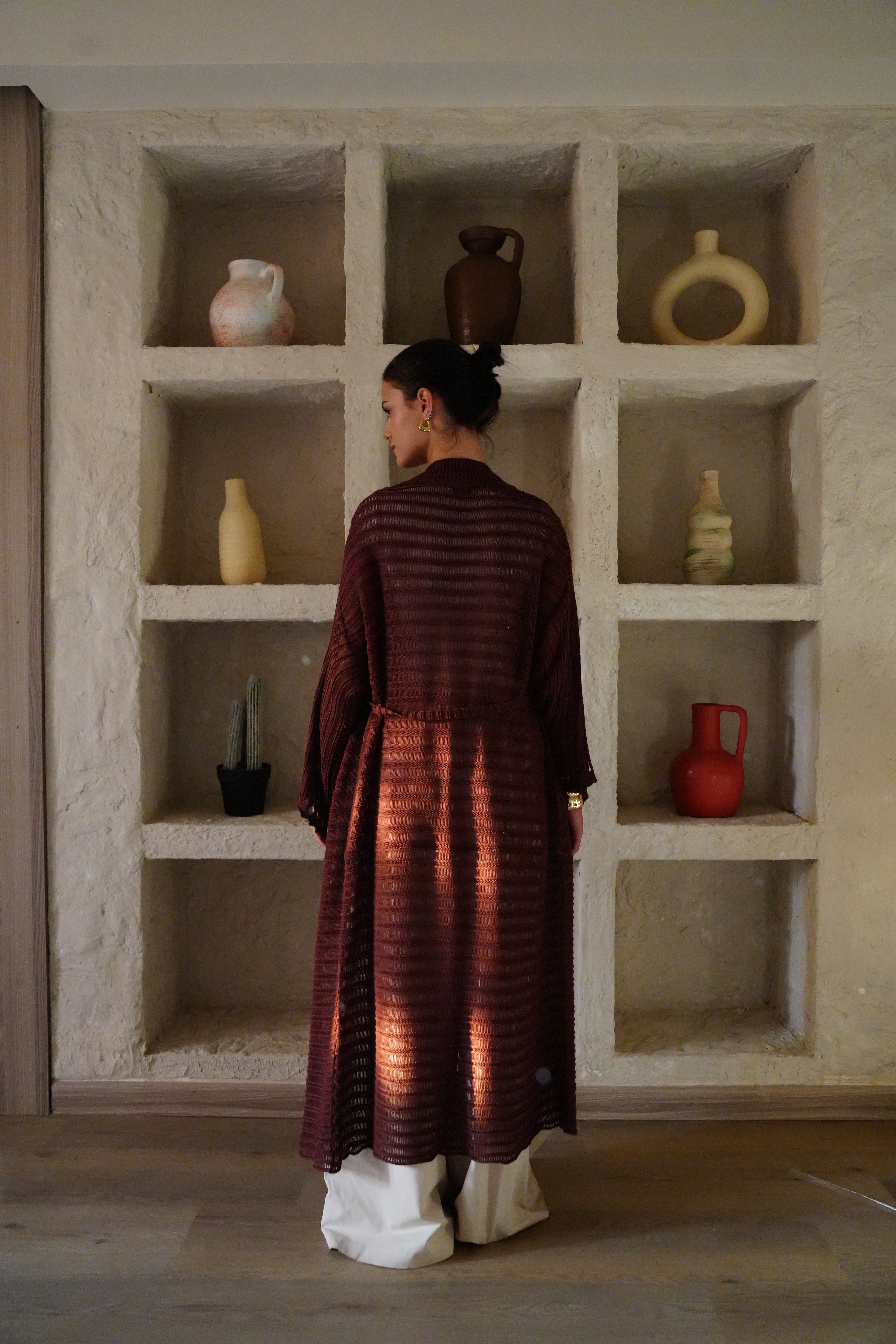 Seaside Cardigan - Clay Brown