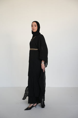 Noir Tunic - Gilded Embrace