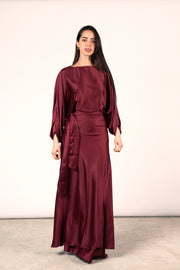 Angelina Set - Burgundy