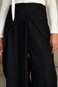 Tie-Up Pants - Black