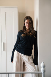 Everyday Ribbed Top - Black