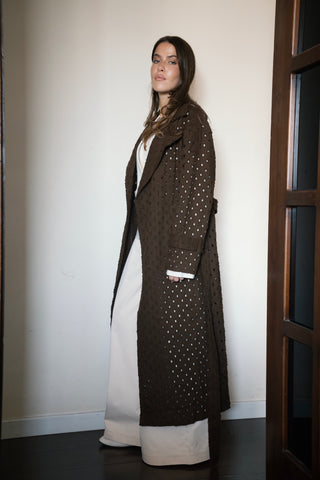 Tattered Trench - Brown