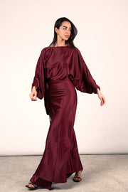Angelina Set - Burgundy