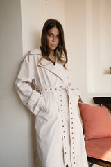 Waterproof Layer Coat - Creme