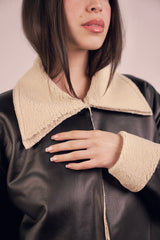 Luxe Edge Leather Jacket