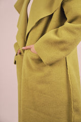 Eliana Fur Coat - Lime