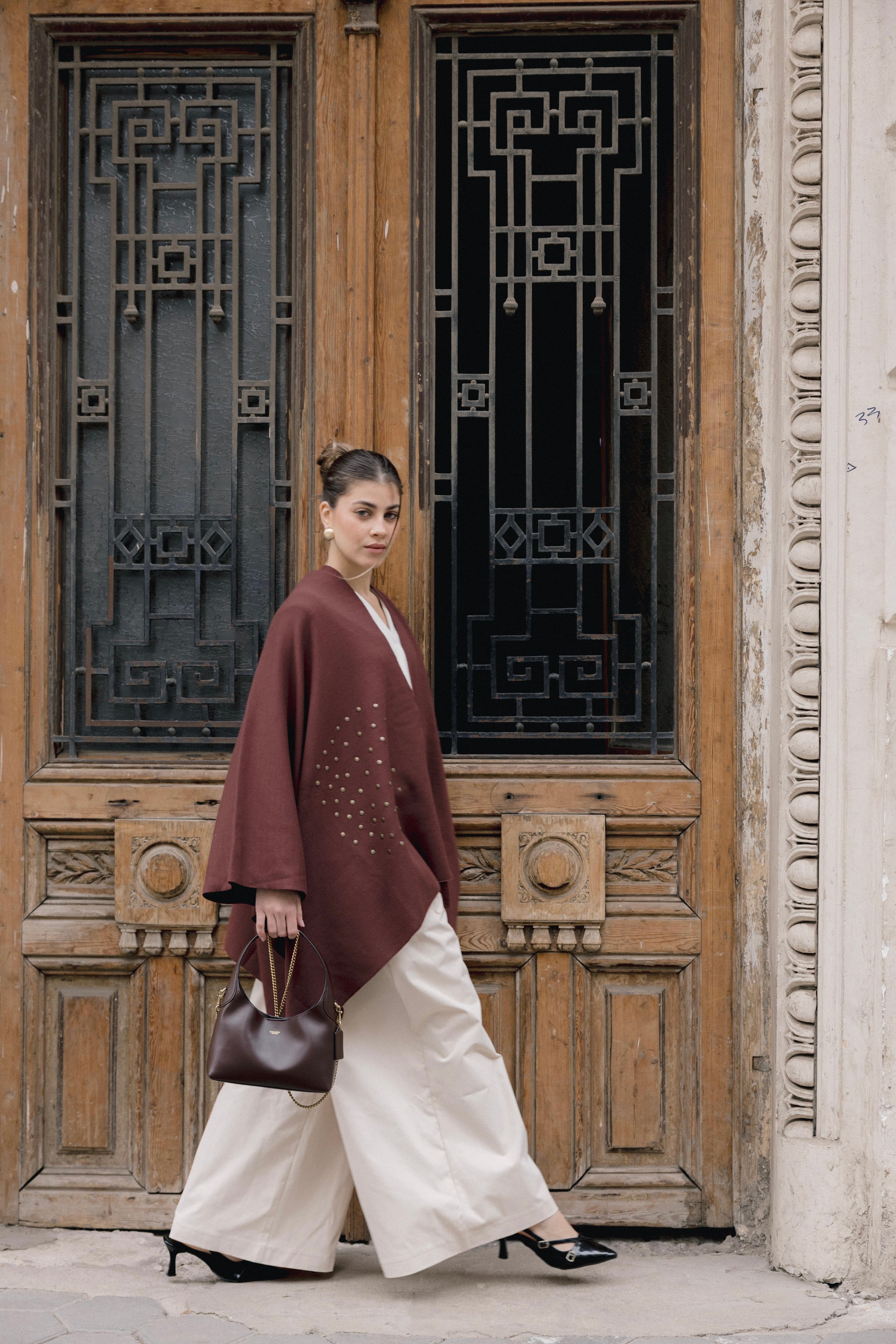 Luna Poncho - Brown