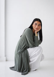 Asymmetrical Top- Light Sage