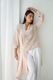Asymmetrical Top - Creme