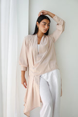 Asymmetrical Top - Creme