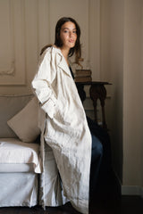 Tattered Trench - Light Olive