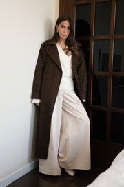 Tattered Trench - Brown