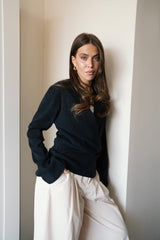 Everyday Ribbed Top - Black