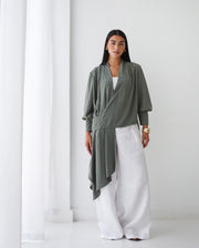 Asymmetrical Top- Light Sage